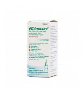 RHINOCORT 64 MICROGRAMOS/PULVERIZACION SUSPENSIO
