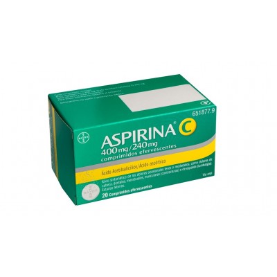 ASPIRINA C 400 mg/240 mg 10 COMPRIMIDOS EFERVESC