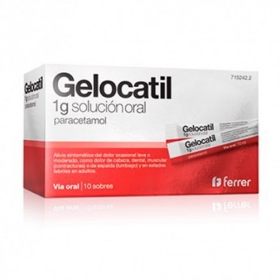 GELOCATIL 1 G 10 SOBRES SOLUCION ORAL