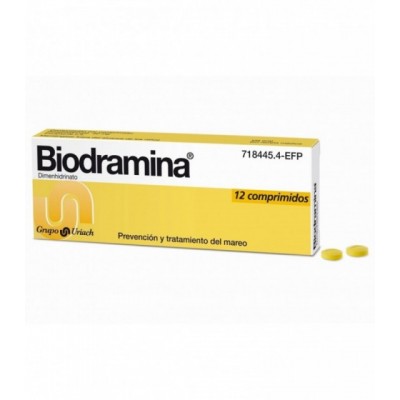 BIODRAMINA 50 mg 12 COMPRIMIDOS