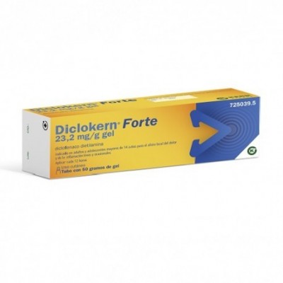 DICLOKERN FORTE 23,2 mg/g GEL CUTANEO 1 TUBO 50