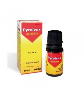 PYRALVEX 10 mg/ml + 50 mg/ml SOLUCION BUCAL 1 FR