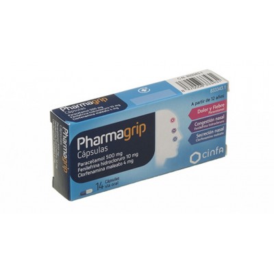 PHARMAGRIP CONGESTION Y SECRECION NASAL 14 CAPSU