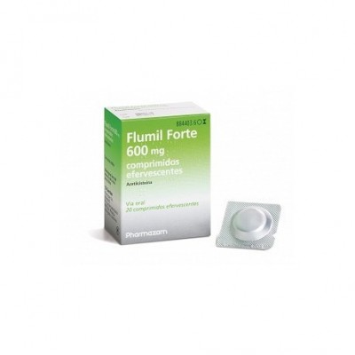 FLUIMUCIL FORTE 600 mg 20 COMPRIMIDOS EFERVESCEN