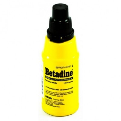 BETADINE 100 MG/ML SOLUCION CUTANEA 1 FRASCO 125