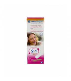FARMACONFORT 2 EN 1 PROTEGE SLIP MAXI 24 U