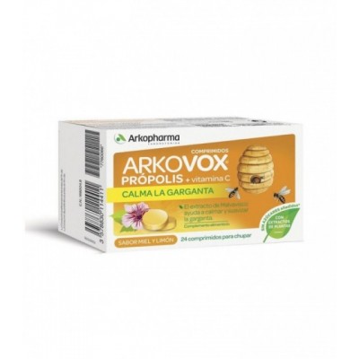 ARKOVOX PROPOLIS  24 COMP MIEL Y LIMON TUBO