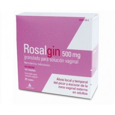 ROSALGIN 500 mg 20 SOBRES GRANULADO PARA SOLUCIO
