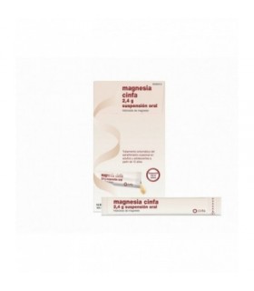 MAGNESIA CINFA 2,4 G 14 SOBRES SUSPENSION ORAL 1
