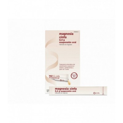 MAGNESIA CINFA 2,4 G 14 SOBRES SUSPENSION ORAL 1