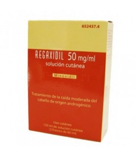 REGAXIDIL 50 mg/ml SOLUCION CUTANEA 1 FRASCO 60