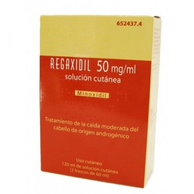 REGAXIDIL 50 mg/ml SOLUCION CUTANEA 1 FRASCO 60