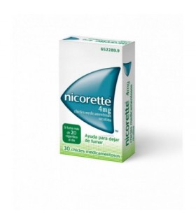NICORETTE 4 MG 30 CHICLES MEDICAMENTOSOS