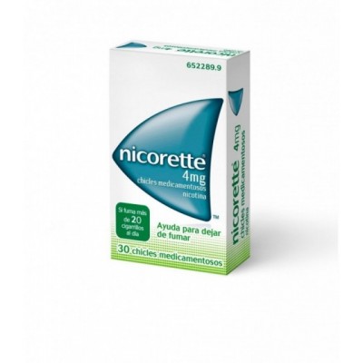 NICORETTE 4 MG 30 CHICLES MEDICAMENTOSOS