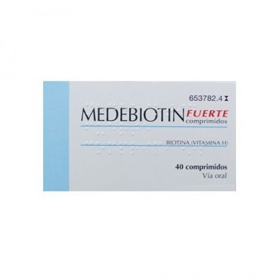 MEDEBIOTIN FUERTE 5 MG 40 COMPRIMIDOS