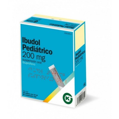 IBUDOL PEDIATRICO 200 mg 20 SOBRES SUSPENSION OR