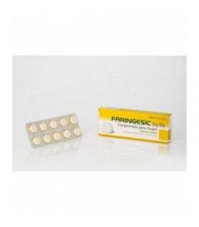 FARINGESIC 5 MG/5 MG 20 COMPRIMIDOS PARA CHUPAR