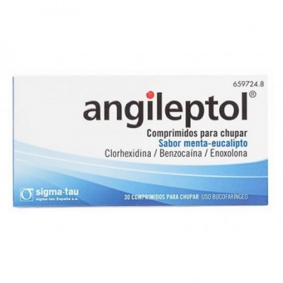 ANGILEPTOL 30 COMPRIMIDOS PARA CHUPAR (SABOR MEN