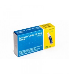 ZOVICREM LABIAL 50 MG/G CREMA 1 TUBO 2 G + BOMBA