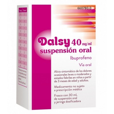DALSY 40 mg/ml SUSPENSION ORAL 1 FRASCO 30 ml