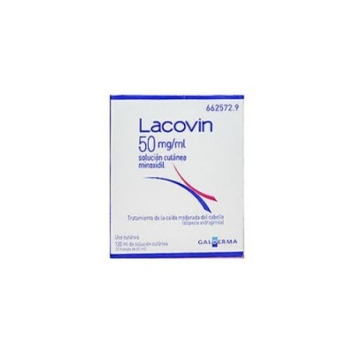 LACOVIN 50 mg/ml SOLUCION CUTANEA 2 FRASCOS 60 m
