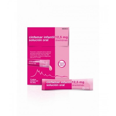 CINFAMAR INFANTIL 12,5 MG 12 SOBRES SOLUCION ORA