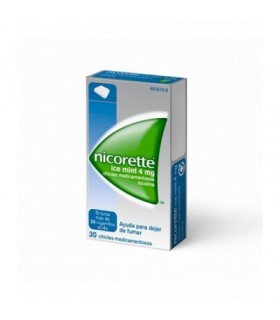 NICORETTE ICE MINT 4 mg 30 CHICLES MEDICAMENTOSO
