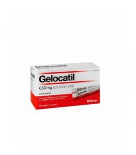 GELOCATIL 650 MG 12 SOBRES SOLUCION ORAL