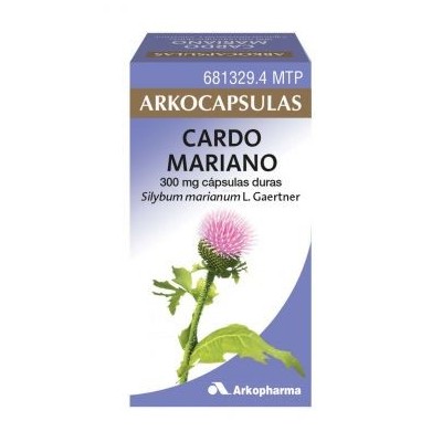CARDO MARIANO ARKOPHARMA 300 MG 50 CAPSULAS