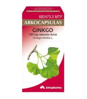GINKGO ARKOPHARMA 180 mg 50 CAPSULAS