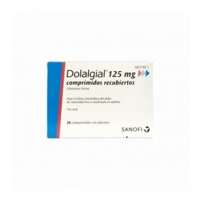 DOLALGIAL CLONIXINO LISINA 125 mg 20 COMPRIMIDOS