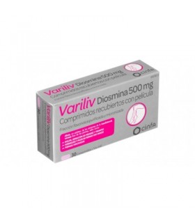 VARILIV DIOSMINA 500 mg 60 COMPRIMIDOS RECUBIERT