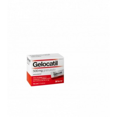 GELOCATIL 500 MG 12 SOBRES GRANULADO ORAL