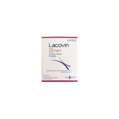 LACOVIN 20 mg/ml SOLUCION CUTANEA 4 FRASCOS 60 m