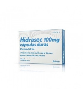 HIDRASEC 100 mg 10 CAPSULAS