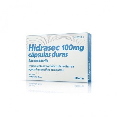 HIDRASEC 100 mg 10 CAPSULAS