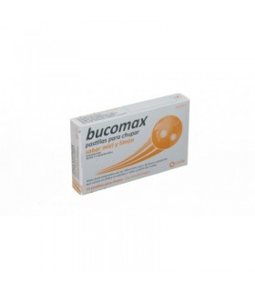BUCOMAX 24 PASTILLAS PARA CHUPAR (SABOR MIEL Y L