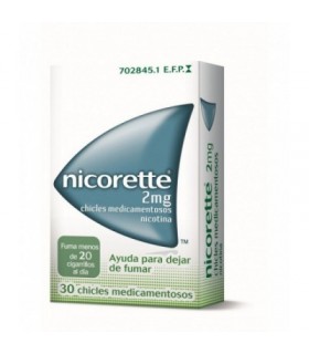 NICORETTE 2 MG 30 CHICLES MEDICAMENTOSOS