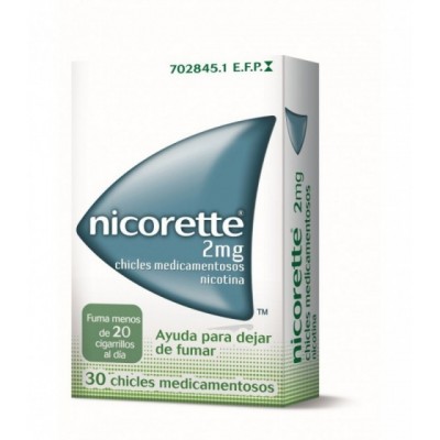 NICORETTE 2 MG 30 CHICLES MEDICAMENTOSOS
