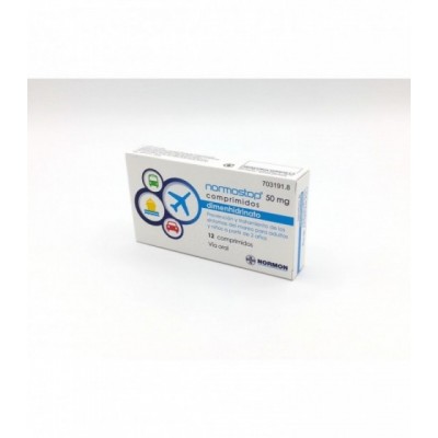 NORMOSTOP 50 mg 12 COMPRIMIDOS