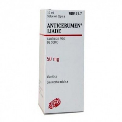 ANTICERUMEN LIADE 50 mg/ml GOTAS OTICAS EN SOLUC