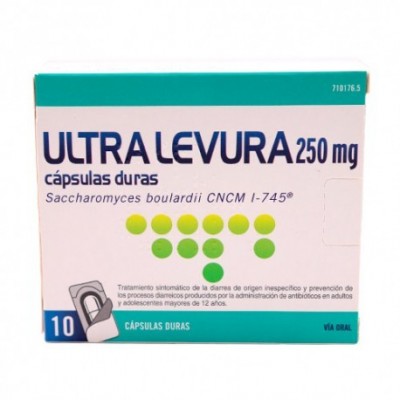 ULTRA-LEVURA 250 mg 10 CAPSULAS (BLISTER)
