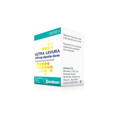 ULTRA-LEVURA 250 mg 20 CAPSULAS (BLISTER)