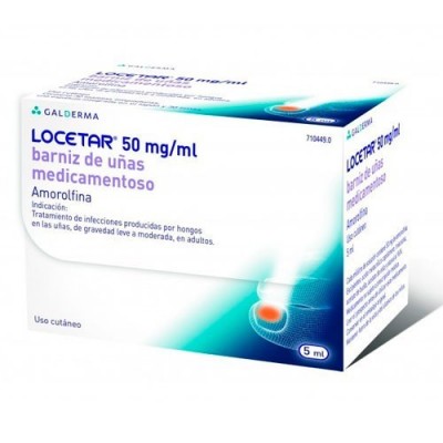 LOCETAR 50 mg/ml BARNIZ UÑAS MEDICAMENTOSO 1 FRA