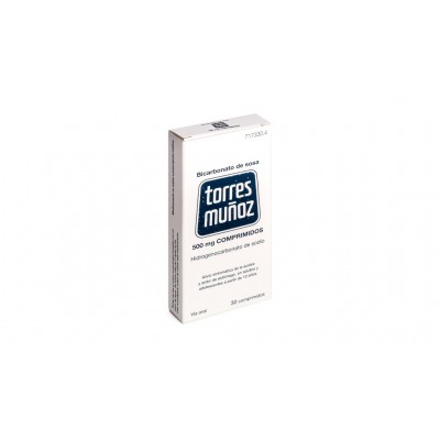 BICARBONATO DE SOSA TORRES MUÑOZ 500 mg 30 COMPR