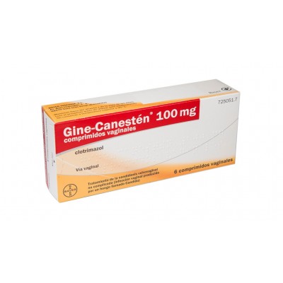 GINE-CANESTEN 100 mg 6 COMPRIMIDOS VAGINALES