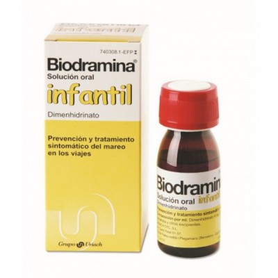 BIODRAMINA INFANTIL 4 mg/ml SOLUCION ORAL 1 FRAS