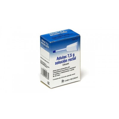 ADULAX 7,5 g SOLUCION RECTAL 4 ENEMAS 7,5 ml