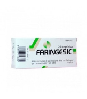 FARINGESIC 5 mg/5 mg 20 COMPRIMIDOS PARA CHUPAR