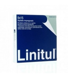 LINITUL CICATRIZANTE 20 APOSITOS IMPREGNADOS 9 x